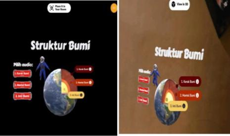 menggenggam bumi - ilustrasi berita Menggenggam Bumi: Siswa 'Menggenggam' Bumi di Kelas lewat Microsite Realitas…