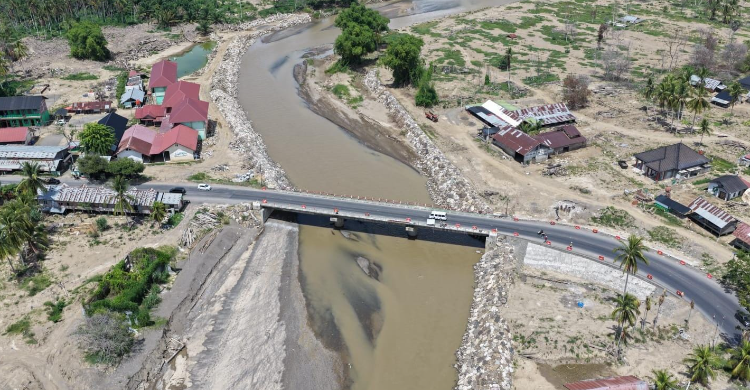 rekonstruksi jembatan - ilustrasi berita Rekonstruksi jembatan dipercepat, 47 jembatan di Sumatera dibangun permanen