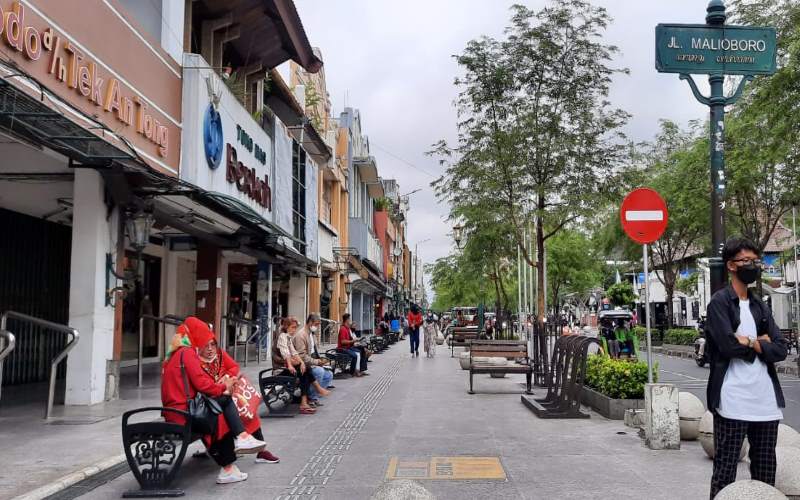 zona pejalan kaki - ilustrasi berita DIY Siapkan Transisi Bertahap Menuju Zona Pejalan Kaki di Malioboro